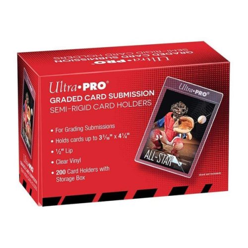 UTLRA PRO CARD SLEEVE – Semi Rigid 1/2″ Lip Tall Sleeves (200ct)