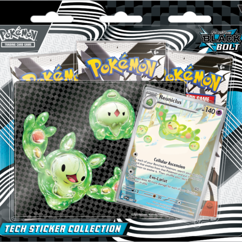 Pokemon – Scarlet and Violet – Black Bolt – Tech Sticker Collection