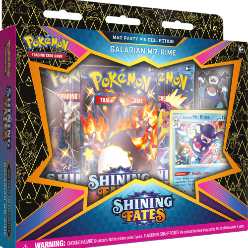 Pokemon – Shining Fates – Mad Party Pin Collection – Galarian Mr. Rime