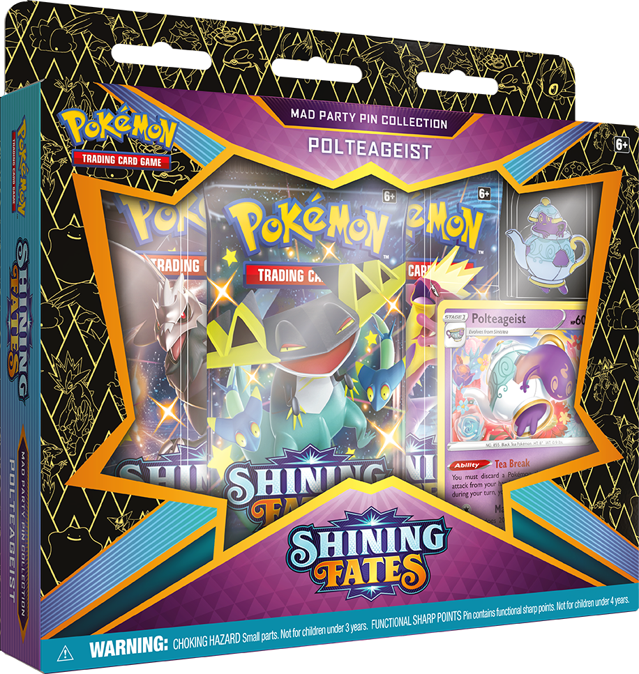 Pokemon - Shining Fates - Mad Party Pin Collection - Polteageist