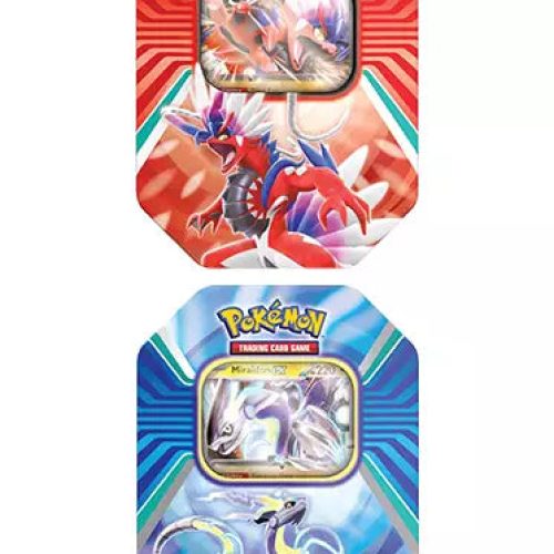 Pokemon TCG: Paldea Legends Tin – Koraidon/Miraidon Set of 2