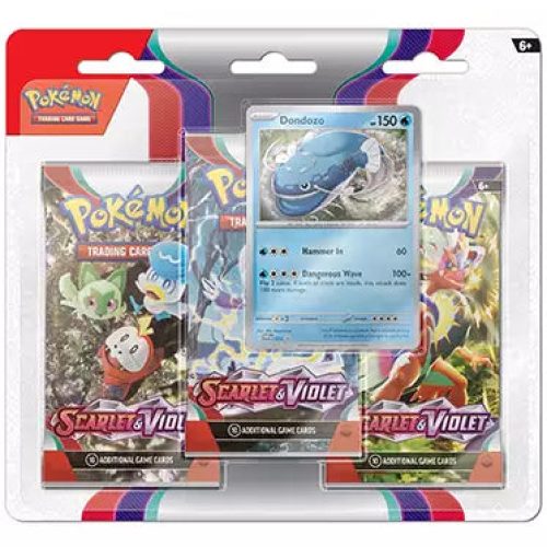 Pokemon TCG: Scarlet & Violet – 3-Pack Blister Dondozo
