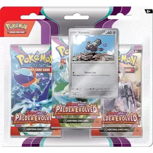 Pokemon TCG: Paldea Evolved – 3 Pack Blister Varoom