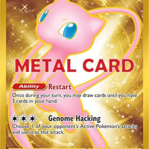 Pokemon TCG: 151 Mew ex 205 Metal Promo Card