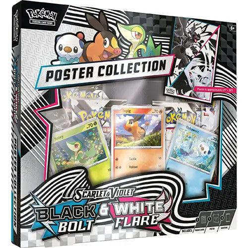 Pokemon TCG: Black Bolt & White Flare – Unova Poster Collection