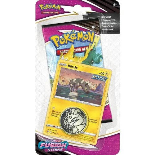 Pokemon TCG: Fusion Strike – 1-Pack Blister Blitzle/Tepig