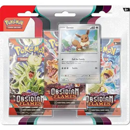 Pokemon TCG: Obsidian Flames – 3-Pack Blister Eevee