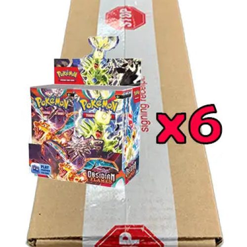 Pokemon TCG: Obsidian Flames SV03 – Sealed Case (6 Booster Boxes)