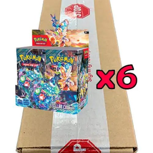 Pokemon TCG: Stellar Crown – Sealed Case – 6 Booster Boxes
