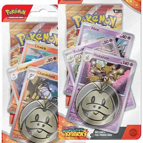 Pokemon TCG: Surging Sparks – Premium Checklane Blister Alakazam/Chandelure